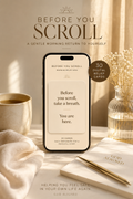 Before You Scroll — Morning Relief Deck