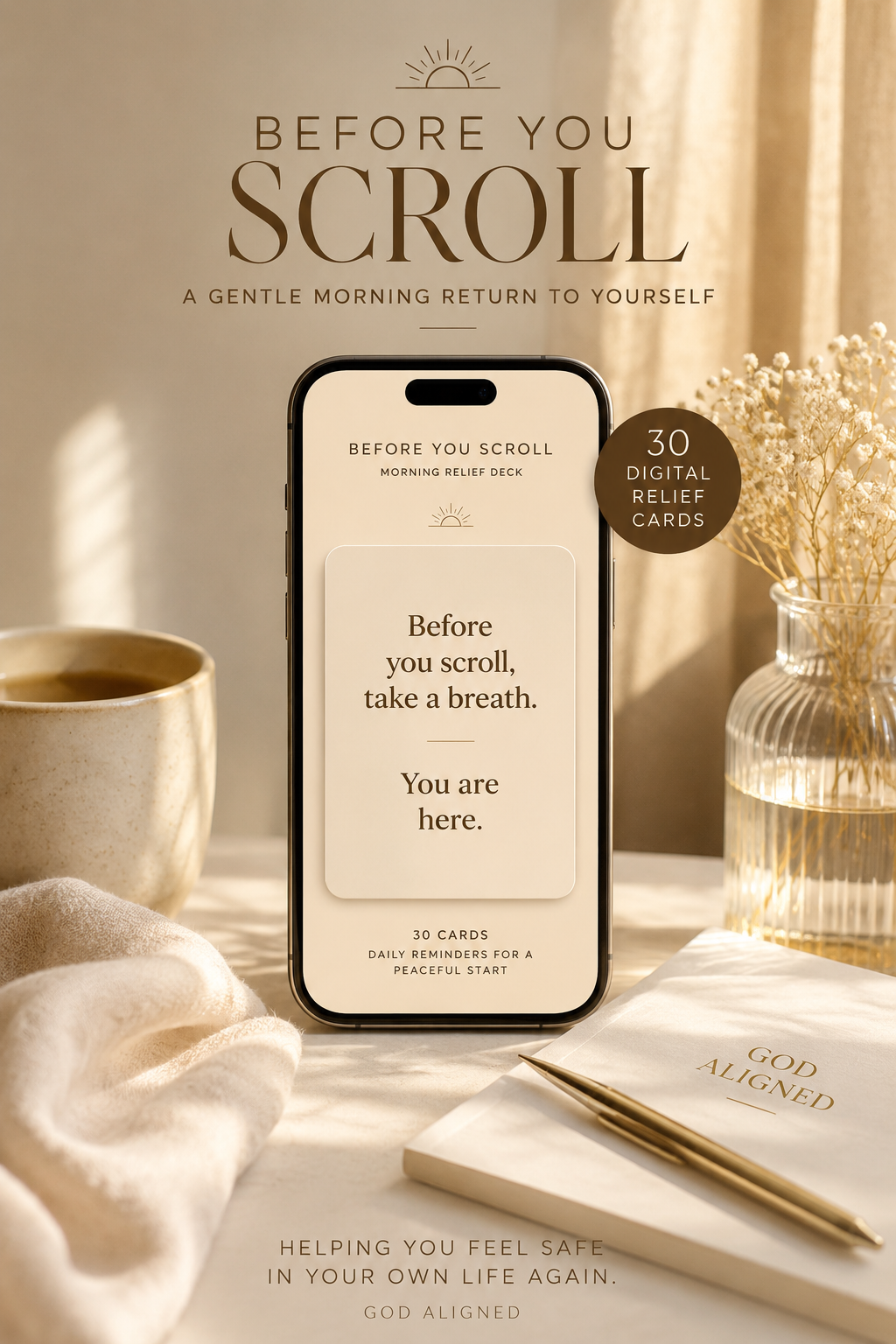 Before You Scroll — Morning Relief Deck